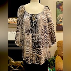 Lovely lined tunic size 2X